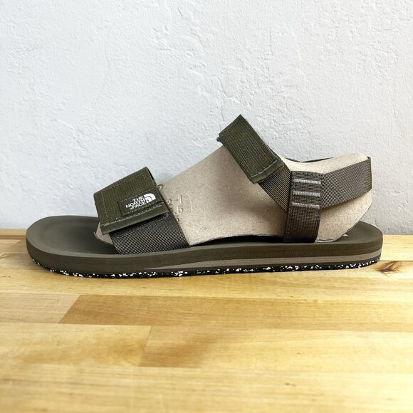THE NORTH FACE Sandals Skeena Olive Green Sport Hook Loop Men's Size 12 NEW - Picture 1 of 10